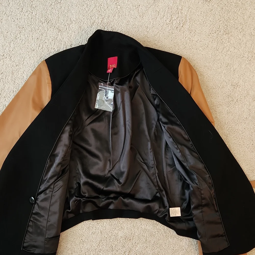 GILI Got It Love It Leather  and fabric jacket 2 - Picture 10 of 11